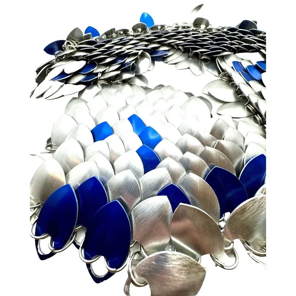Scalemail Armor 26” Chainmail Dragon Art Supply Renaissance Gothic Handmade